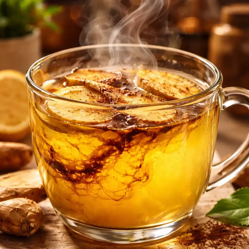 Delicious fulvic acid morning drink for weight loss and enhanced nutrient absorption.