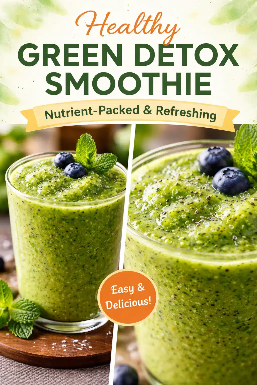 A woman happily drinking her daily hypernourishment green smoothie weight loss protocol to stop afternoon sugar cravings.