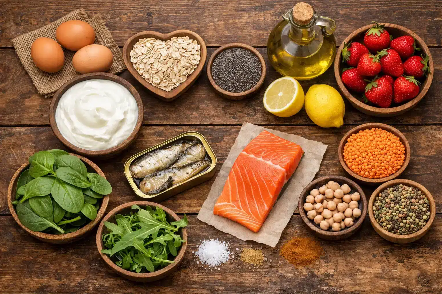 Mixing a vibrant lemon and olive oil dressing in a bowl