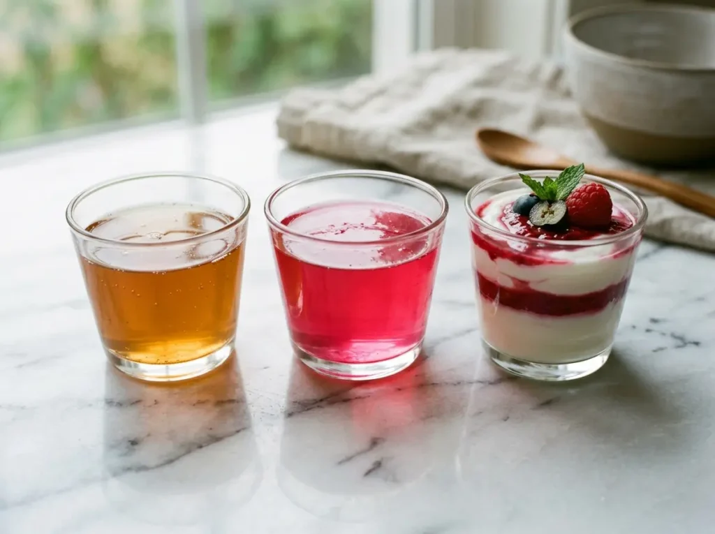 Step 4: Customizing Adding lemon juice to the dr oz pink gelatin trick recipe for metabolic support.