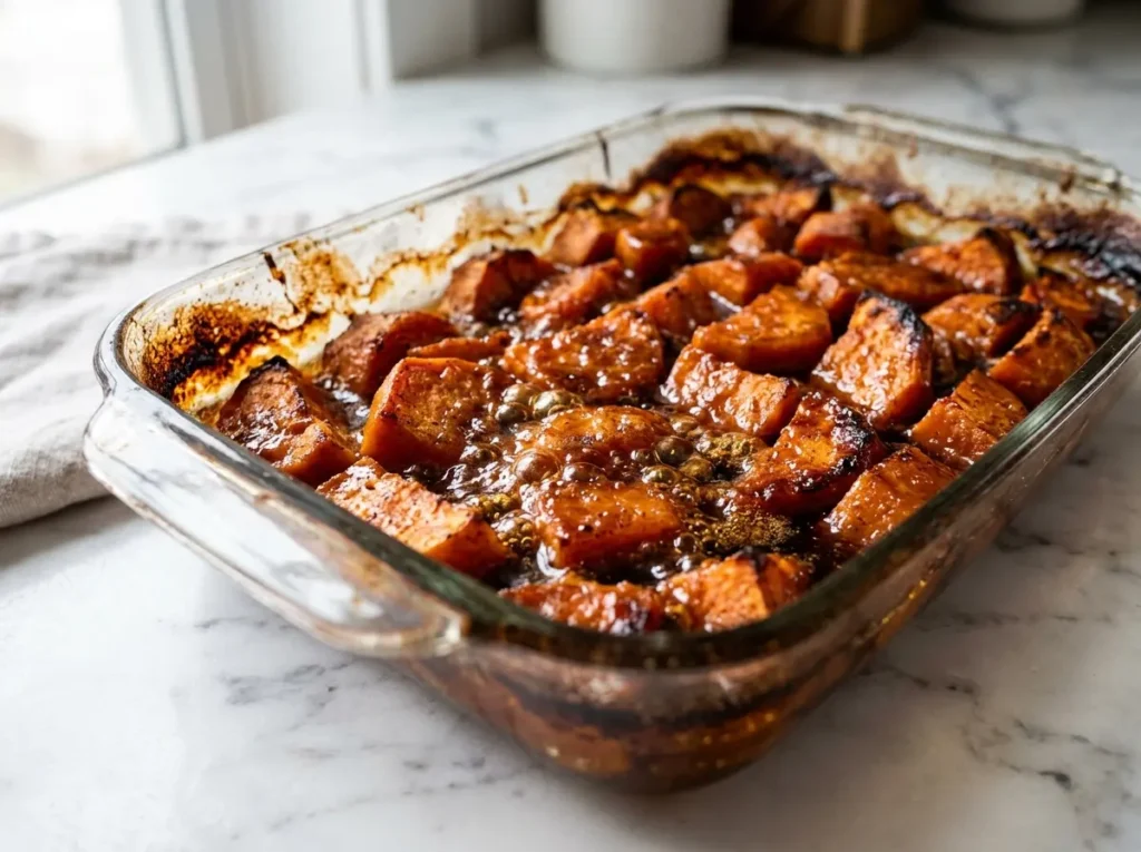 candied-yams-recipe-step-5 A fully baked wellness candied yams recipe with caramelized edges.