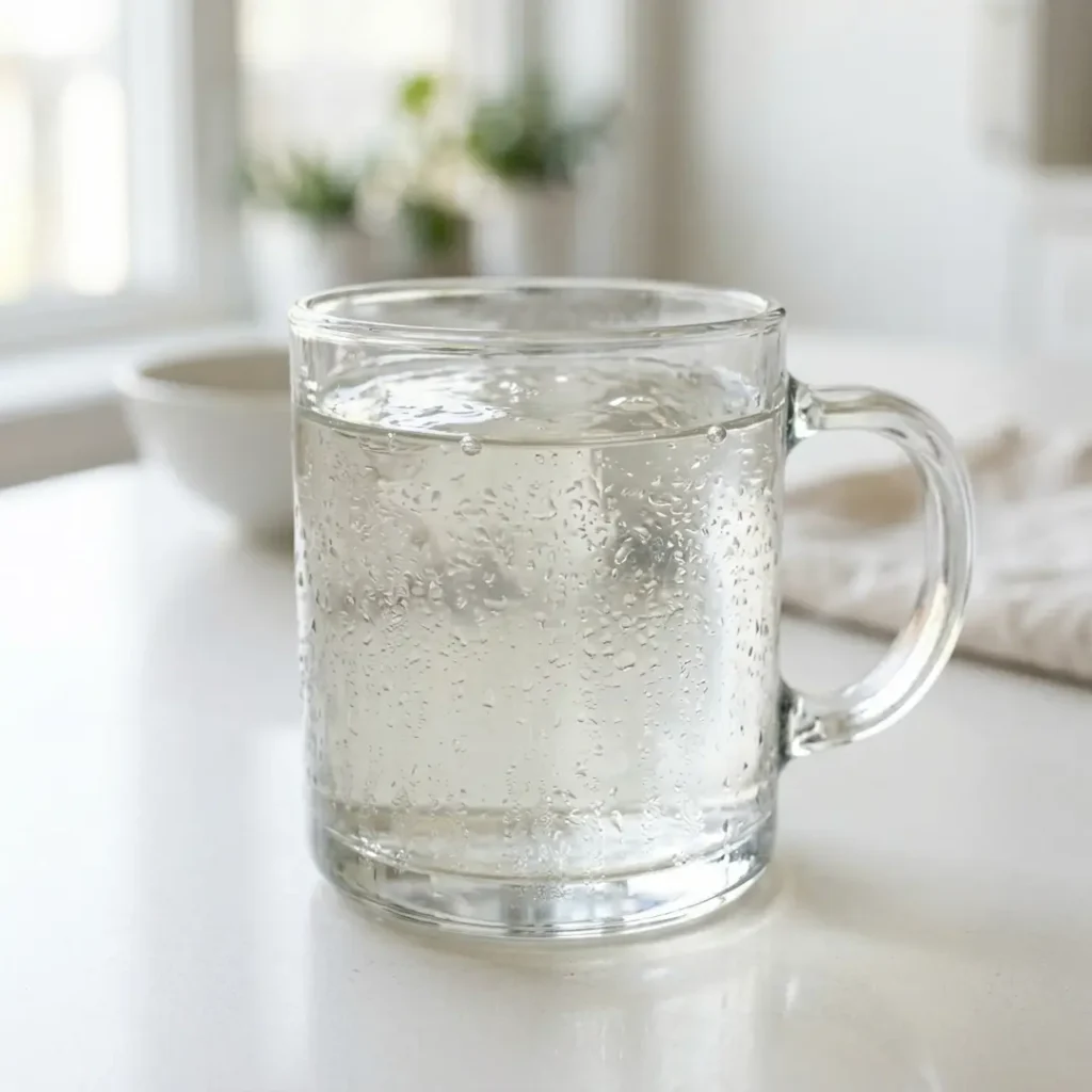 dr-jennifer-gelatin-weight-loss-detail A perfectly mixed dr jennifer gelatin weight loss drink resting in a glass mug.
