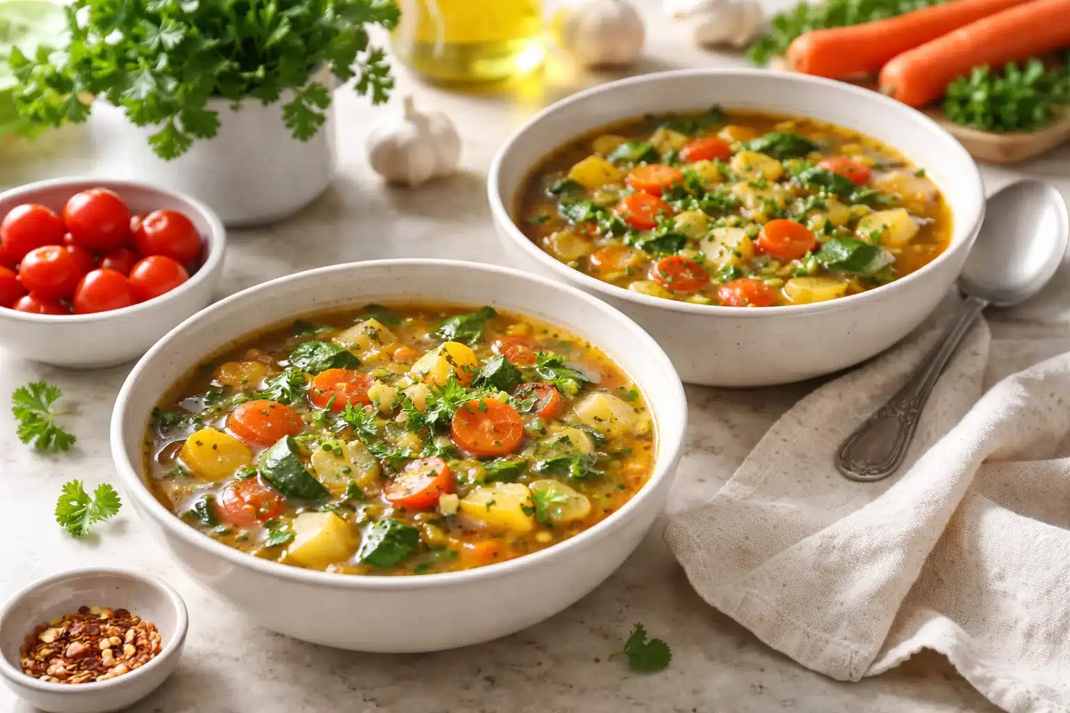 gut healing vegetable soup for leaky gut