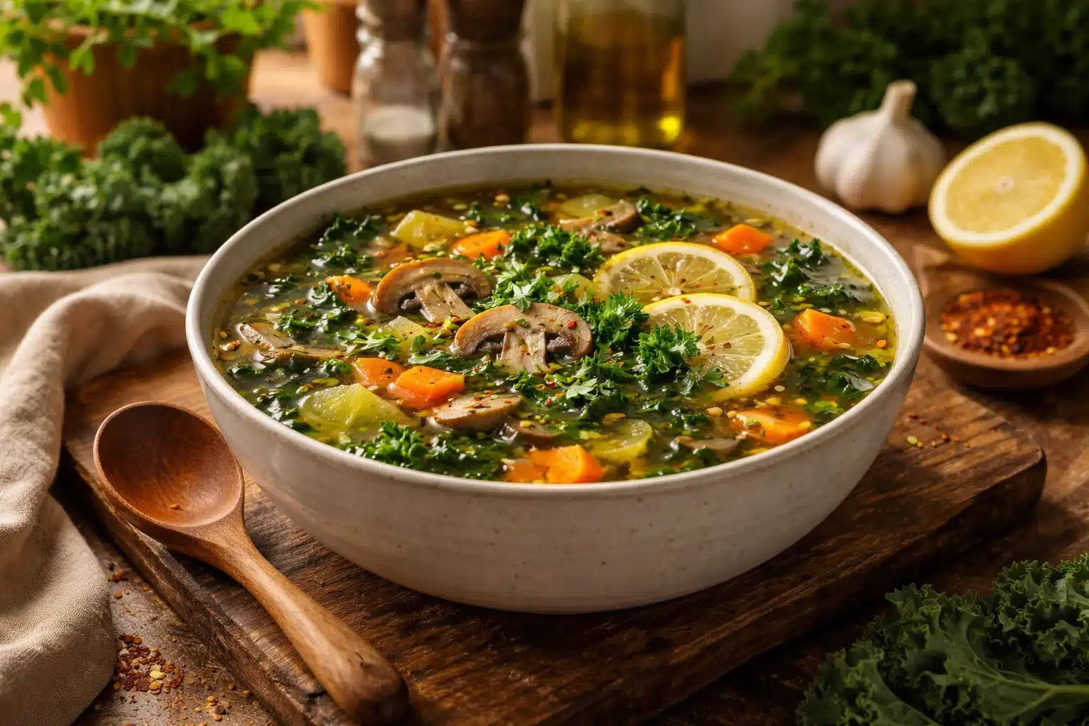 immune boosting detox soup for weight loss