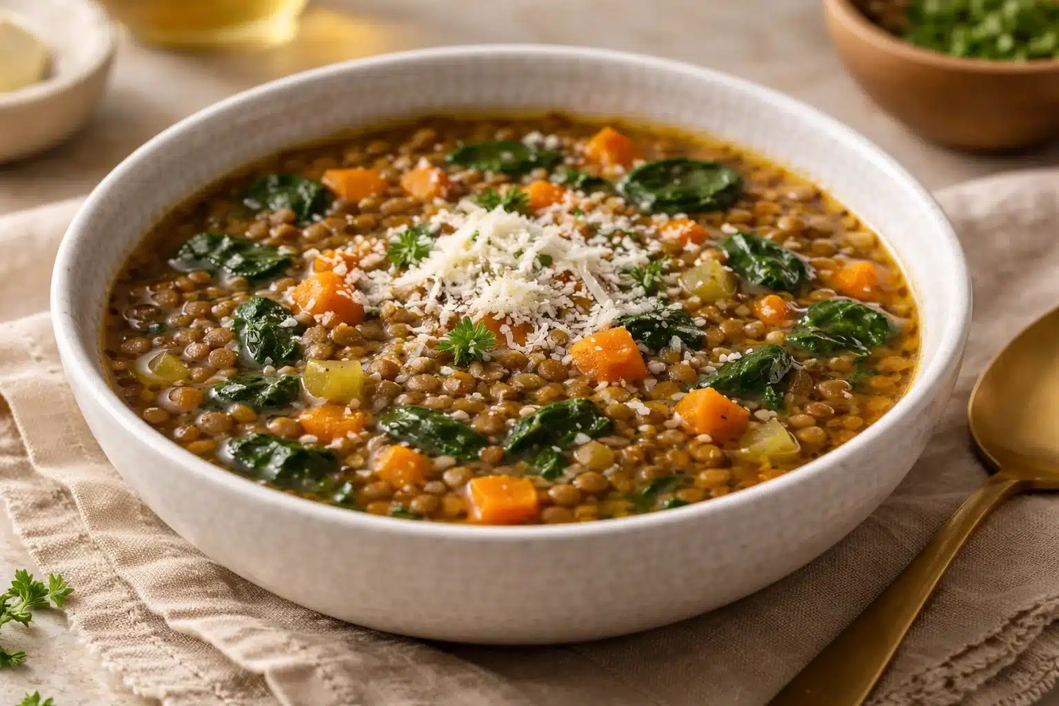 plant based dinner recipes with lentils and quinoa