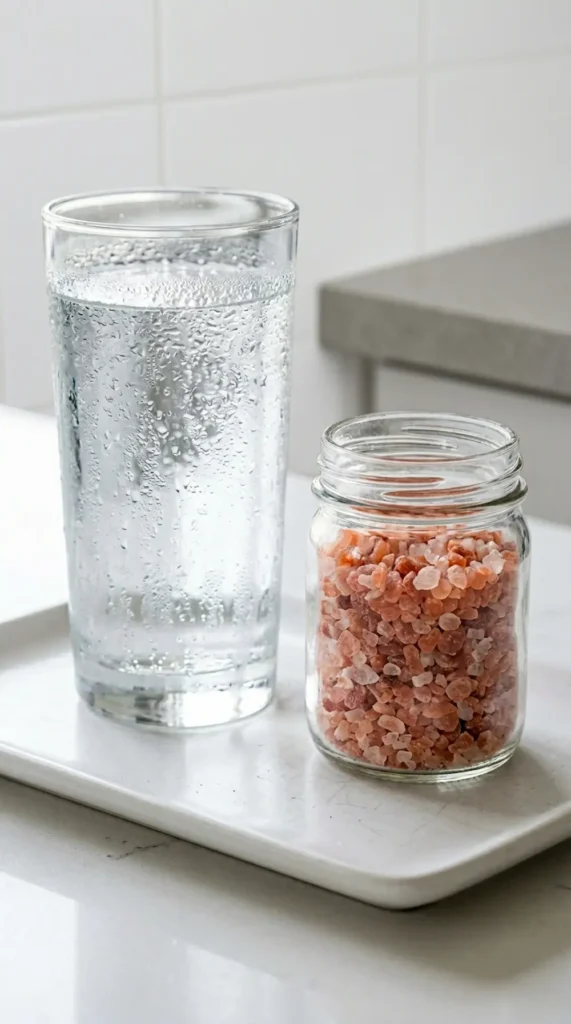 Pink salt recipe Pinterest pin.